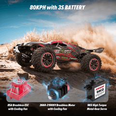 RC CAR Mini 1/8 Brushless VEXARO X27 High Speed Drift Racing for Adults