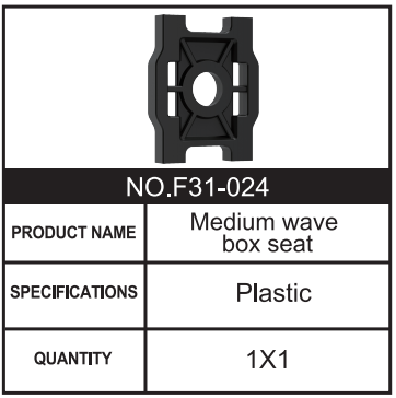 RC Car Medium wave box seat F31-024 Accessory Spare Parts for 1:8 M33
