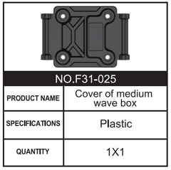 RC Car Cover of medium wave box F31-025 Accessory Spare Parts for 1:8 M33