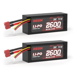 RC Car Battery 2pcs 11.1V 2600mah 30C Li-Po Battery  for X25 X27 M13 X17 RC Cars