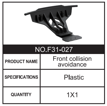 RC Car Front collison avoidance F31-027 Accessory Spare Parts for 1:8 M33