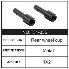 RC Car Rear wheel cup F31-035 Accessory Spare Parts for 1:8 M33