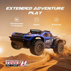 RC Car 1/14 Brushless MOXLIN M14 Fast 60KM/H 4X4 All Terrain Short Course Truck  For Adults & Boys