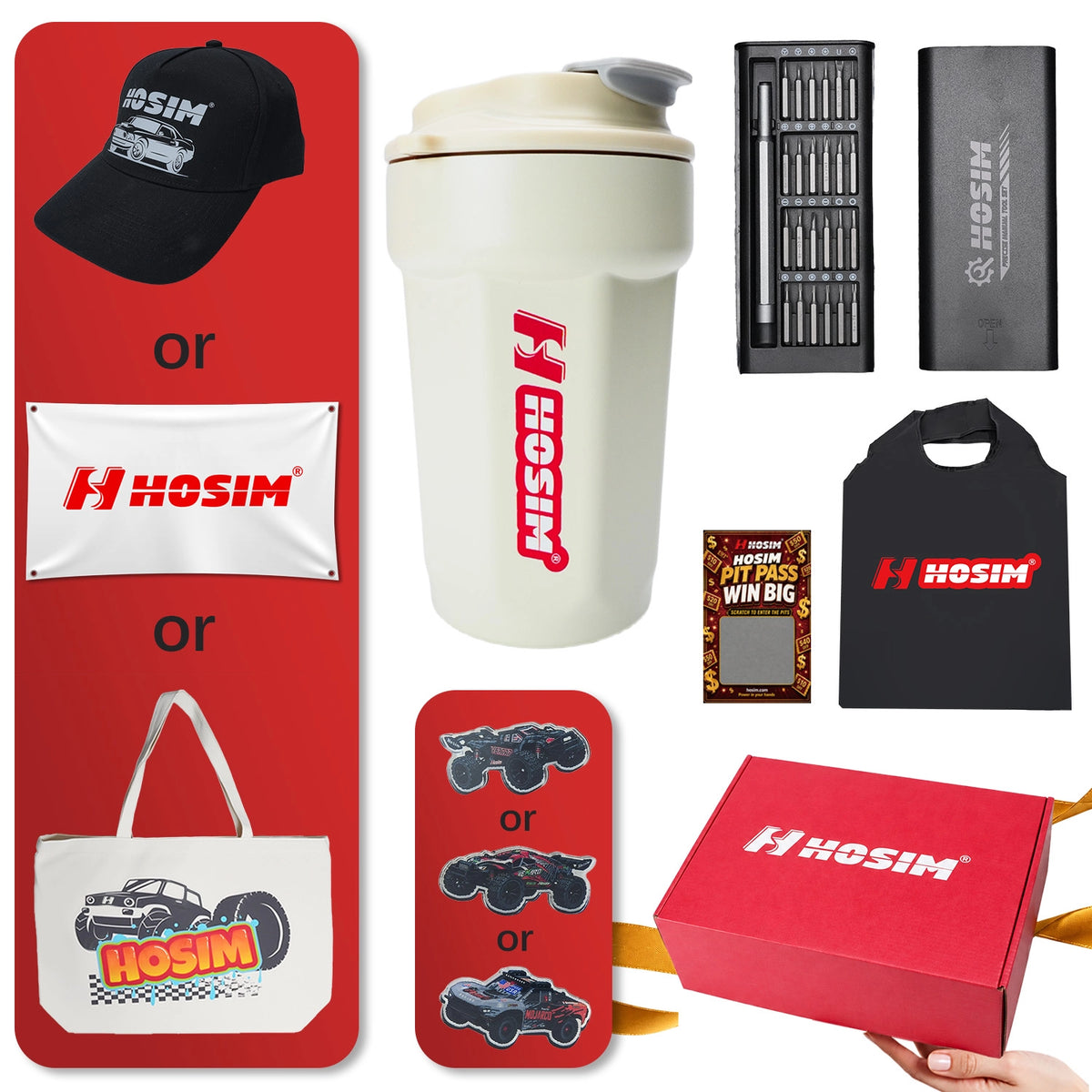 Hosim FAN RC Car Gift Box – Merchandise, Accessories & Mystery Bonus