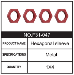 RC Car Hexagonal sleeve F31-047 Accessory Spare Parts for 1:8 M33