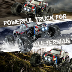 Hosim 1:10 Brushless Remote Control Car ,RC Car High Speed Monster Truck 62KM/H, RC Drift Car X16 4WD Off-road