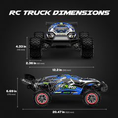 RC Car Mini 1/8 Brushless High Speed Hobby Grade Waterproof Monster Truck For Adults