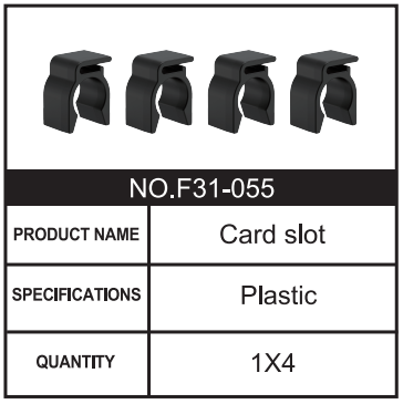 RC Car Card slot F31-055 Accessory Spare Parts for 1:8 M33