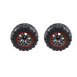 HOSIM RC Car Tires Parts Wheels XLF-12-R for 1:10 Scale X07（RED）