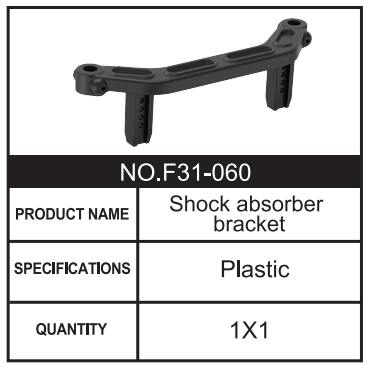RC Car Shock absorber bracket F31-060 Accessory Spare Parts for 1:8 M33