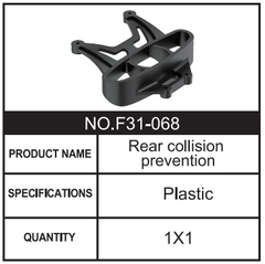 RC Car Rear collision prevention F31-068 Accessory Spare Parts for 1:8 M33