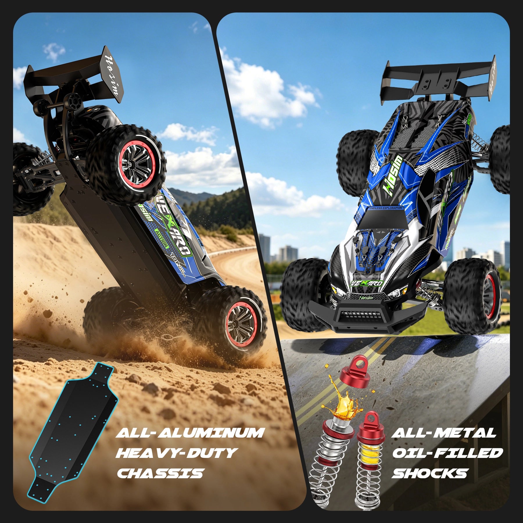RC Car Mini 1/8 X27E Brushless High Speed Hobby Grade Waterproof Monster Truck For Adults