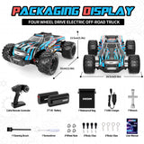 Hosim 1:14 Light RC Car, High Speed Remote Control Car Monster Truck 4WD Off Road Toy Cars for Adults and Kids