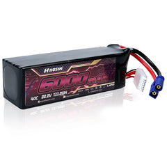 Hosim 22.2V 6000mAh 6S 40C LiPo Battery with EC5 Connector for RC Cars & Models