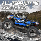 Hosim 1:16 Scale RC Car Monster Truck High Speed 2.4Ghz Off-Road