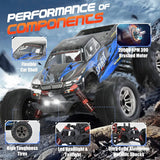 Hosim 1:16 RC Car 4WD  High Speed 2.4Ghz Off-Road Monster Truck For Adult Kids Gift Blue