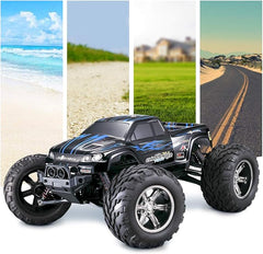HOSIM All Terrain RC Car 9112, 38km/h 1/12 Scale Radio Controlled Electric Car - Offroad 2.4Ghz 2WD Remote Control Truck for Kids and Adults (Blue)