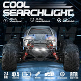 Hosim Ferngesteuertes Auto, 1:16 RC Offroad LKW mit 40km/h, 4WD Spielzeug Crawler für Kinder Und Erwachsene (9135, Blau)