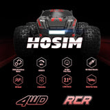 Hosim 1:16 Brushless RC Car High Speed Remote Control Car RC Monster Truck All Terrain Off-Road Waterproof for Adult  Kids