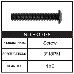 RC Car Screw F31-078 Accessory Spare Parts for 1:8 M33