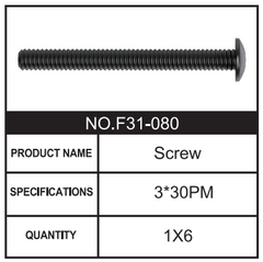 RC Car Screw F31-080 Accessory Spare Parts for 1:8 M33