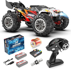Hosim 1:14 Fast RC Cars for Adults, 52+ KMH High Speed RC Truck, 4X4 Remote Control Car for Boy All Terrain Off Road RC Buggy Hobby Grade Large Size Racing Toys Gift Rc Monster Trucks Red