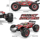 Hosim 1:10Brushless RC Cars High Speed Remote Control Car 68+KM  X-07 4WD  Off Road RC Monster Trucks