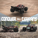 Hosim 1:16 Brushless RC Car High Speed Remote Control Car RC Monster Truck All Terrain Off-Road Waterproof for Adult  Kids