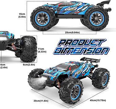 Hosim 1:10 Brushless RC Cars High Speed 68+KM Remote Control Car Upgraded X-07 4WD  Off Road RC Monster Trucks