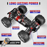 Hosim 1:16 RC Cars 36+KPH All Terrain 4WD Off Road RC Monster Truck Vehiclefor Boys Kids and Adults (New Car Shell Red)