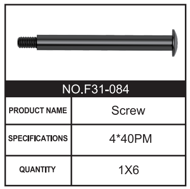 RC Car Screw F31-084 Accessory Spare Parts for 1:8 M33