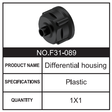 RC Car Differential housing F31-089 Accessory Spare Parts for 1:8 M33