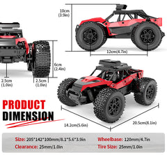 Haijon 1:20 25+kmh High Speed RC Car, Remote Control Truck Radio Off-Road Cars Vehicle Electronic Monster Hobby Buggy for Adults and Children Boys 8836
