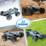 Hosim 1:10 RC Car Monster Truck Brushless Remote Control Car Drift Racing Car High Speed 68KM/H Blue