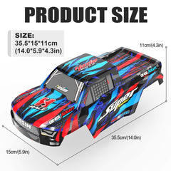 RC Car Body Shell HS-X08-SJ01 1:10 for X08 X07 X07W