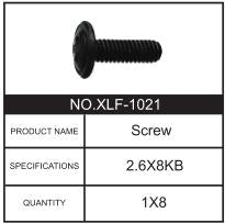 HOSIM RC Car Countersunk Head Screw 1:10 Spare Parts XLF-1021 for X07 X08