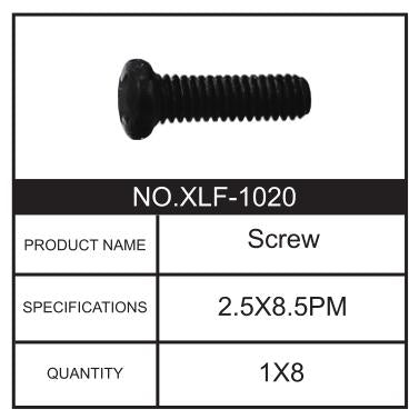 HOSIM RC Car Countersunk Head Screw 1:10 Spare Parts XLF-1020 for X07 X08