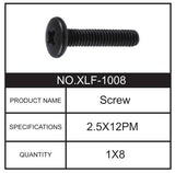 HOSIM RC Car Countersunk Head Screw 1:10 1:8 Spare Parts XLF-1008 for X07 X08 X17