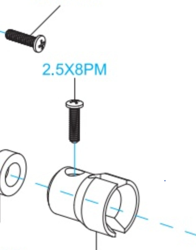 HOSIM RC Car Countersunk Head Screw 1:10 Spare Parts XLF-1002 for X07