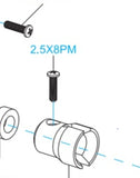 HOSIM RC Car Countersunk Head Screw 1:10 Spare Parts XLF-1002 for X06 X07 X08
