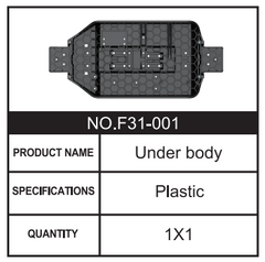 RC Car Underboby 1:8 Scale F31-001 for M33