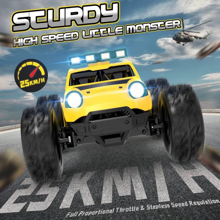 Haijon 1:20 25+kmh High Speed RC Car, Remote Control Truck Radio Off-Road Cars Vehicle Electronic Monster Hobby Buggy for Adults and Children Boys 8837