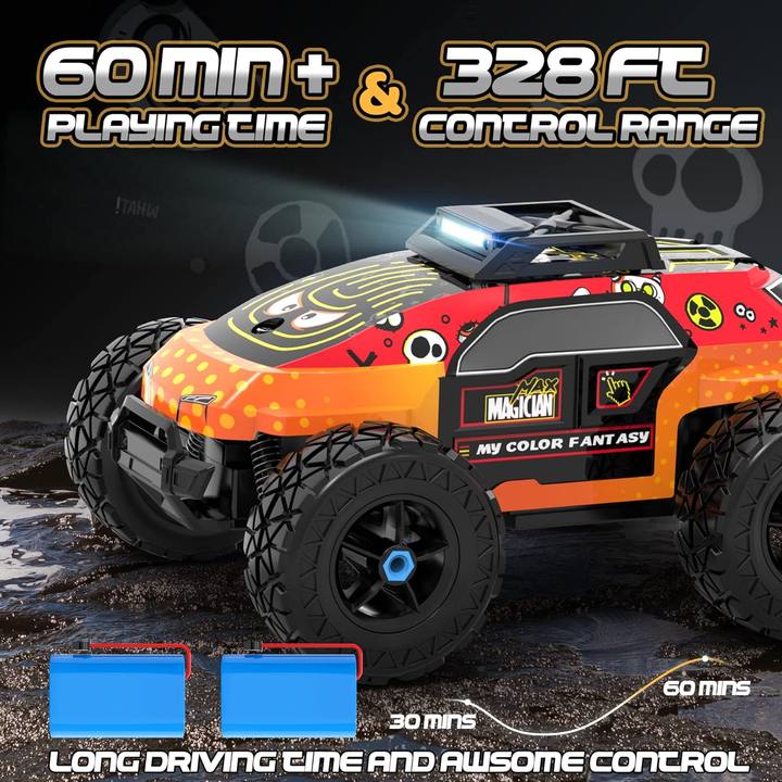 Haijon 1:20 25+kmh High Speed RC Car, Remote Control Truck Radio Off-Road Cars Vehicle Electronic Monster Hobby Buggy for Adults and Children Boys 8835