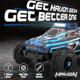Haijon 1:20 25+kmh High Speed RC Car, Remote Control Truck Radio Off-Road Cars Vehicle Electronic Monster Hobby Buggy for Adults and Children Boys(Blue)