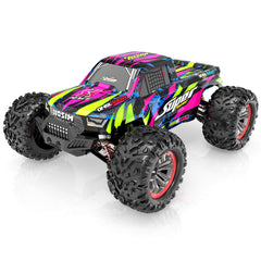 Hosim 1:10 RC Cars Brushless Remote Control Car High Speed 68+KM X-08 4WD Off Road RC Monster Trucks Blue
