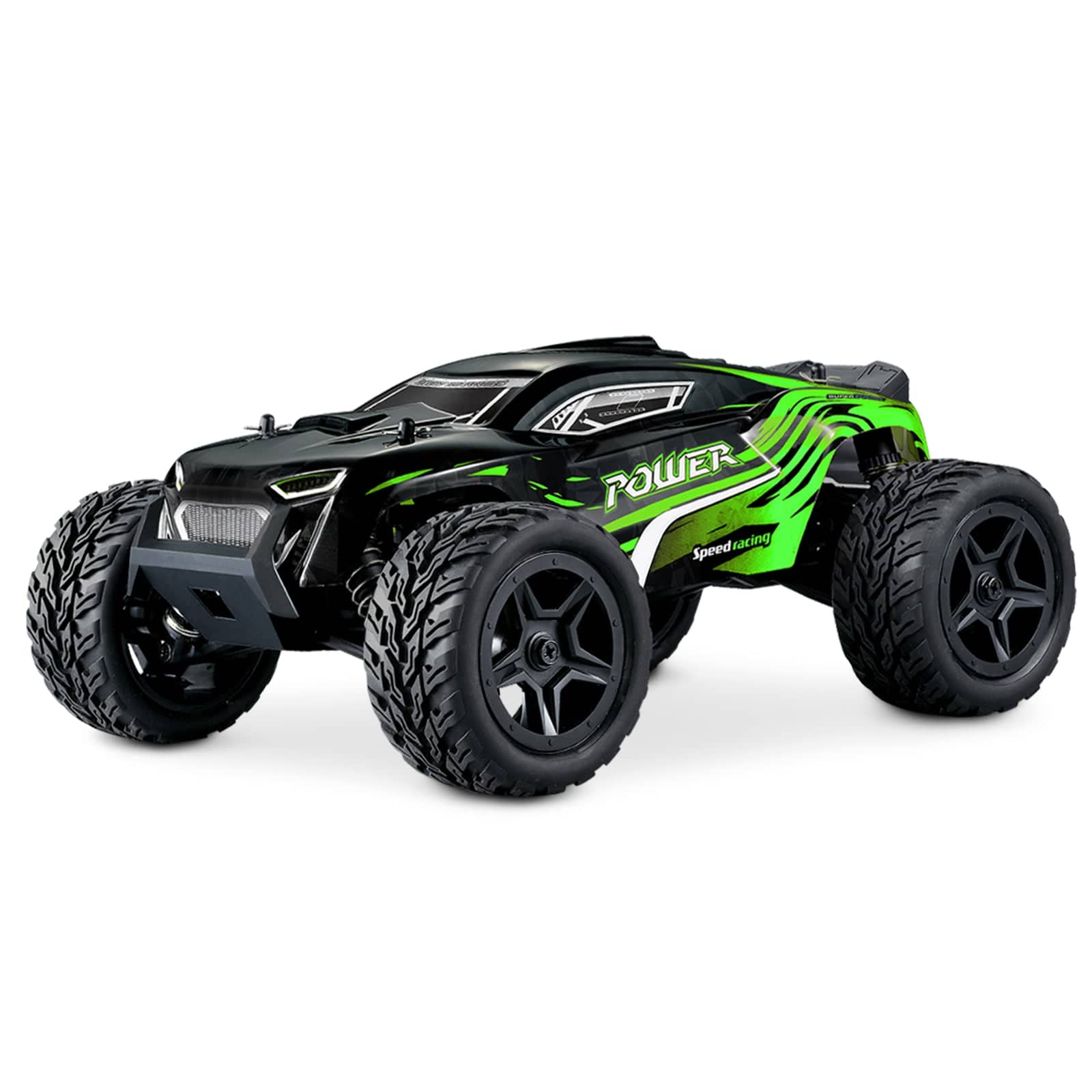 Hosim 1:14 Scale Radio Controlled Car RC Monster Truck Buggy G172 Green 2 Set Batteries