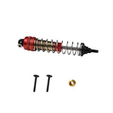 HOSIM RC Car Metal Shock Oil Filled Shocks Upgraded FY-JSZ02 for 1:10 Scale X07 X08 RC Trucks (Red)