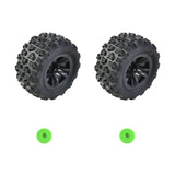 Hosim 2PCS 1:16 RC Car Tires&Wheel Rim Rubber for HB17 RC Monster Truck 16300G