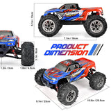 Hosim 1:16 RC Cars 36+KPH All Terrain 4WD Off Road RC Monster Truck Vehiclefor Boys Kids and Adults (New Car Shell Red)