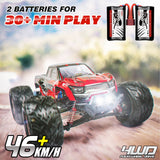 Hosim 1:12 Scale RC Car Monster Truck Hihg Speed with 2 Batteries  9155 Red